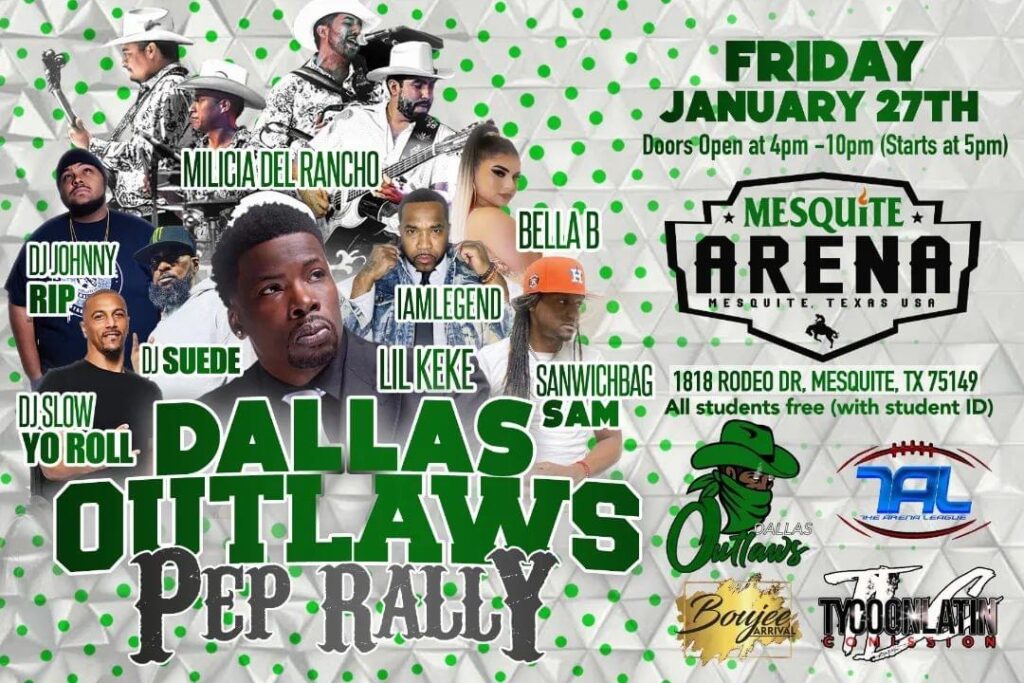 Dallas Outlaw Pep Rally, #DallasOutlawPepRally